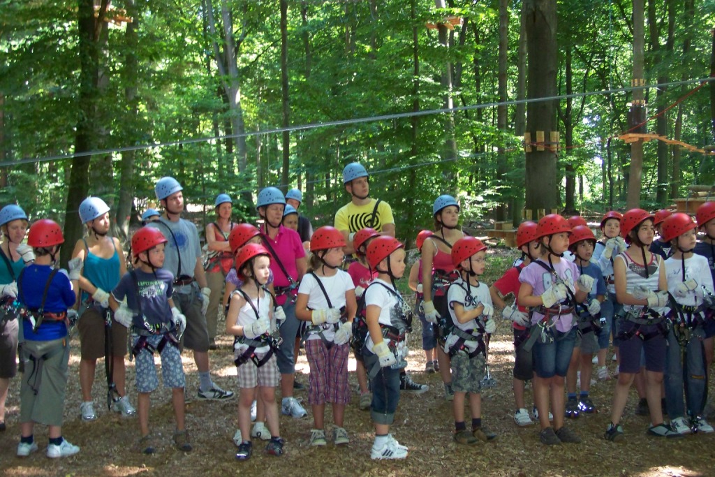 Ferienspiele im Kletterwald